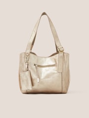 White Stuff Gold Hannah Leather Bag - Image 1 of 4