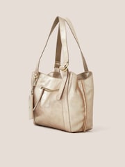 White Stuff Gold Hannah Leather Bag - Image 2 of 4