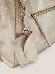 White Stuff Gold Hannah Leather Bag - Image 4 of 4