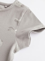 Siv kit - dojenček Jersey 100% Cotton haljica za igranje 3 komplet - Slika 11 iz 13