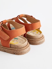 Orange - Fischersandalen aus Leder - Bild 3 von 7