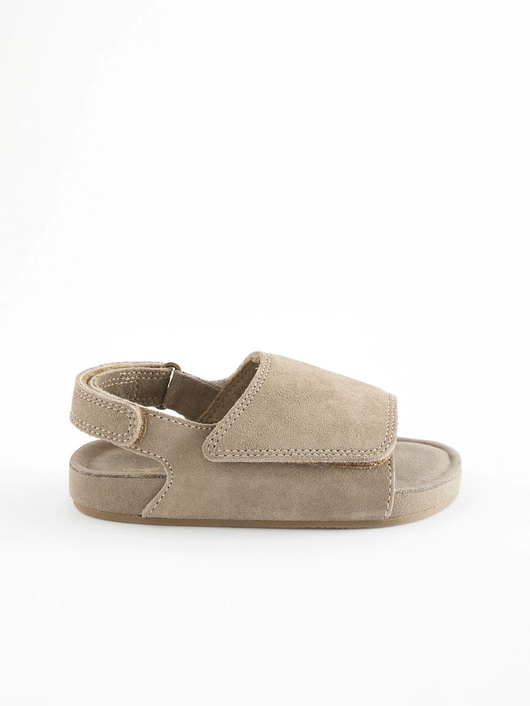 Stone Touch Fastening Suede Sandals - Image 2 of 5 Stone Touch Fastening Suede Sandals - Image 2 of 5