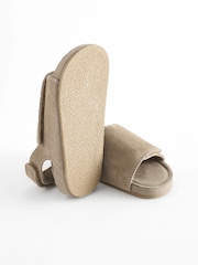 Stone Touch Fastening Suede Sandals - Image 3 of 5
