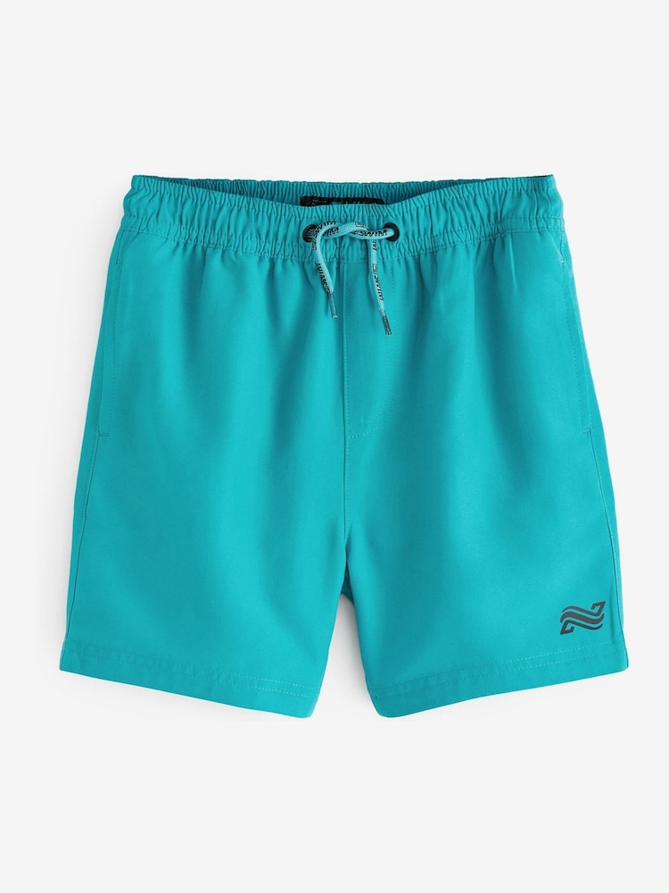 Turquoise Blue Swim Shorts (1.5-16yrs) - Image 1 of 4