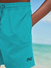 Turquoise Blue Swim Shorts (1.5-16yrs) - Image 4 of 4
