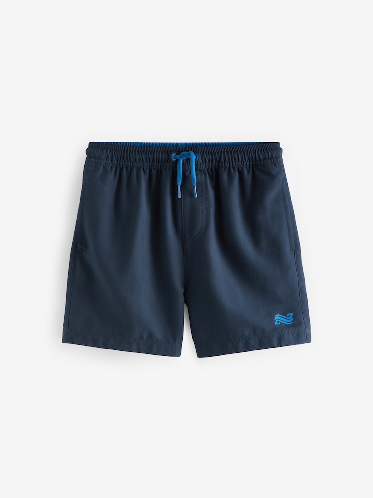 Navy Blue Swim Shorts (1.5-16yrs) - Image 1 of 6