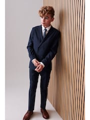 Blue Double Breasted Suit Jacket (3-16yrs) - Image 5 of 8
