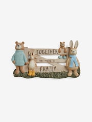 Wood Effect Rosie Rabbit and Bertie Bear Family Wall Art - Image 4 of 5