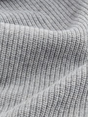 Grey Co-ord 30% Wool Ribbed Bolero Cardigan - Image 6 of 6