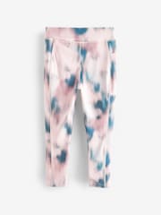 Pink Smudge Sports Leggings (3-16yrs) - Image 4 of 5