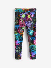 Noir Graffiti - Legging style sport (3 à 16 ans) - Image 4 of 5