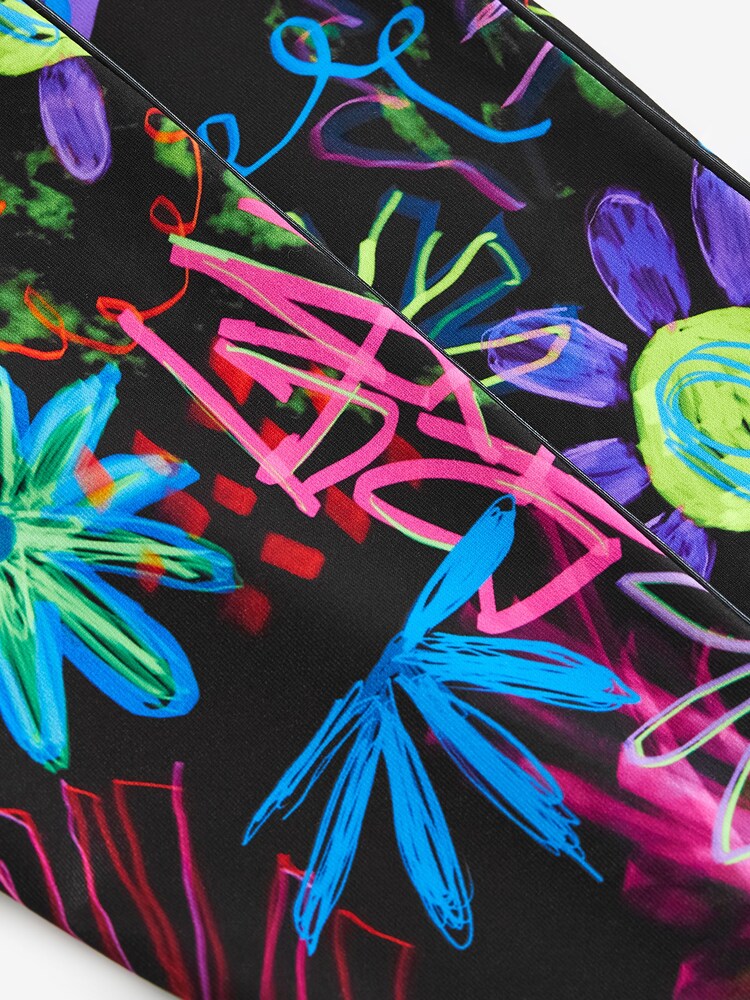 Noir Graffiti - Legging style sport (3 à 16 ans) - Image 5 of 5