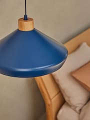 MADE.COM Navy Albert Pendant Ceiling Light - Image 2 of 3
