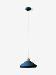 MADE.COM Navy Albert Pendant Ceiling Light - Image 3 of 3
