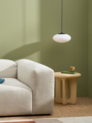 MADE.COM Black Flossie Pendant Ceiling Light - Image 2 of 5