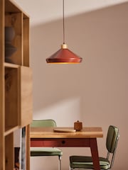 MADE.COM Terracotta Albert Pendant Ceiling Light - Image 1 of 3