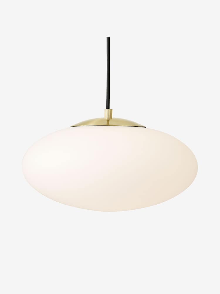MADE.COM Brass Flossie Pendant Ceiling Light - Image 1 of 5