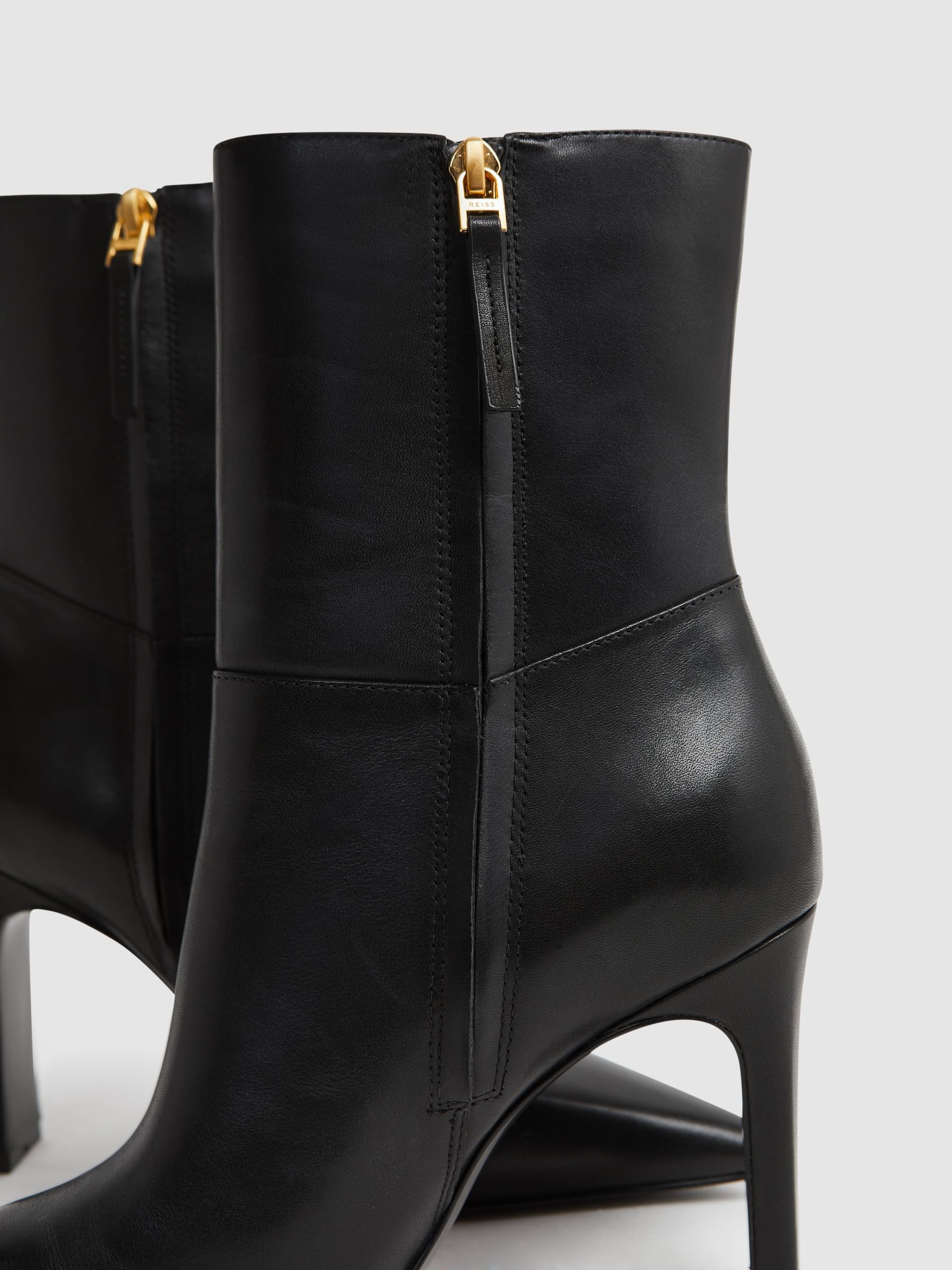 Reiss black ankle boots 2025