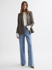 Reiss Camel Lyra Signature Leather Ankle Boots - Image 2 of 5
