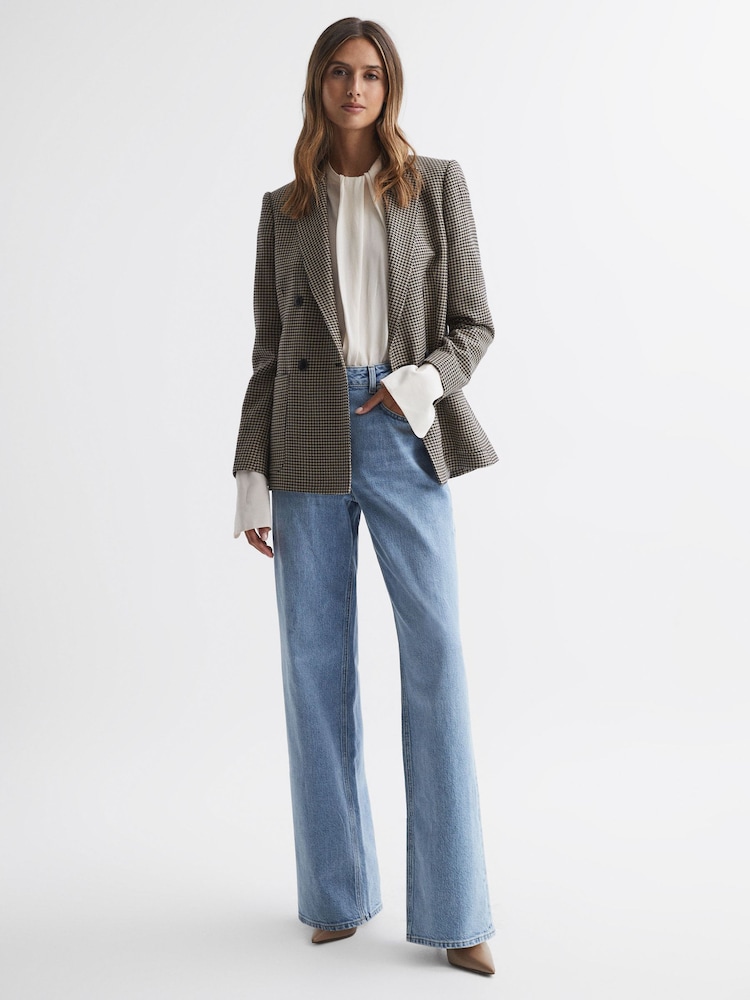 Reiss Camel Lyra Signature Leather Ankle Boots - Image 2 of 5