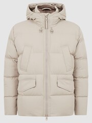 Reiss Stone Ryder Short Puffer Jacket - Image 2 of 5