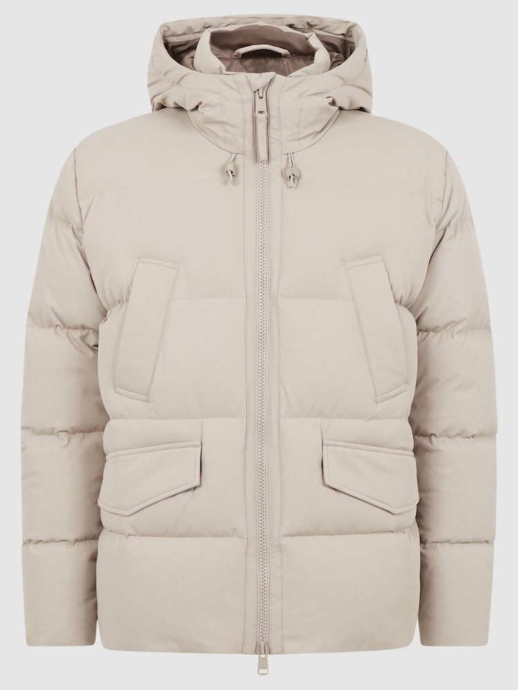 Reiss Stone Ryder Short Puffer Jacket - Image 2 of 5