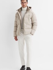 Reiss Stone Ryder Short Puffer Jacket - Image 3 of 5