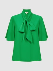Florere Tie Neck Blouse - Image 2 of 5