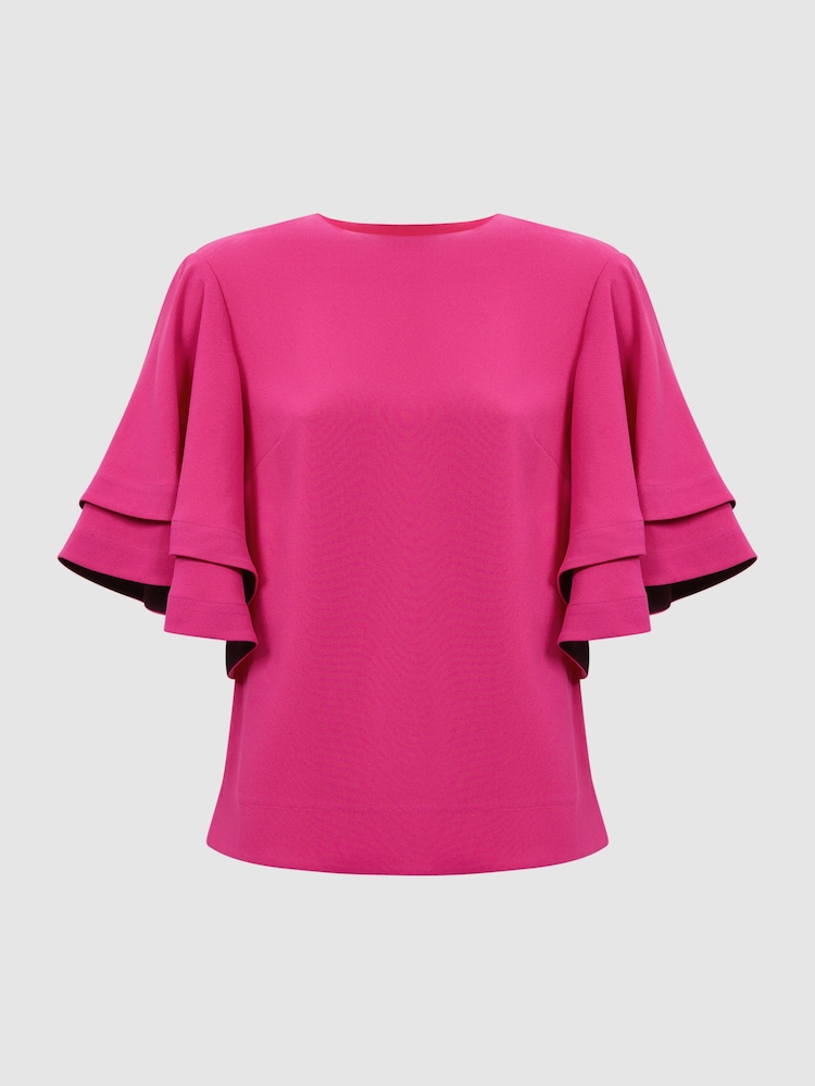 Florere Tiered Sleeve Top - Image 2 of 5 Florere Tiered Sleeve Top - Image 2 of 5