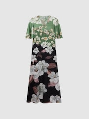 Florere Floral Relaxed Midi Dress - Image 2 of 6
