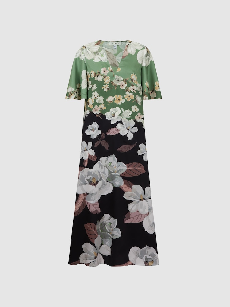 Florere Floral Relaxed Midi Dress - Image 2 of 6