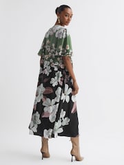 Florere Floral Relaxed Midi Dress - Image 3 of 6