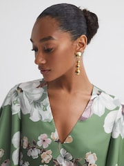 Florere Floral Relaxed Midi Dress - Image 4 of 6