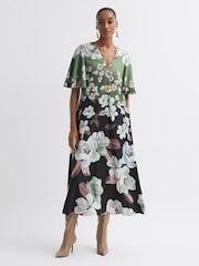 Florere Floral Relaxed Midi Dress - Image 5 of 6
