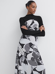 Florere Hybrid Knit Midi Dress - Image 3 of 6