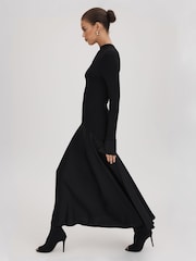 Florere Knitted Satin Midi Dress - Image 1 of 1