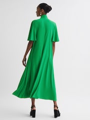 Florere Tie Neck Midi Dress - Image 4 of 5