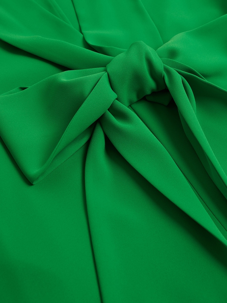 Florere Tie Neck Midi Dress - Image 5 of 5 Florere Tie Neck Midi Dress - Image 5 of 5