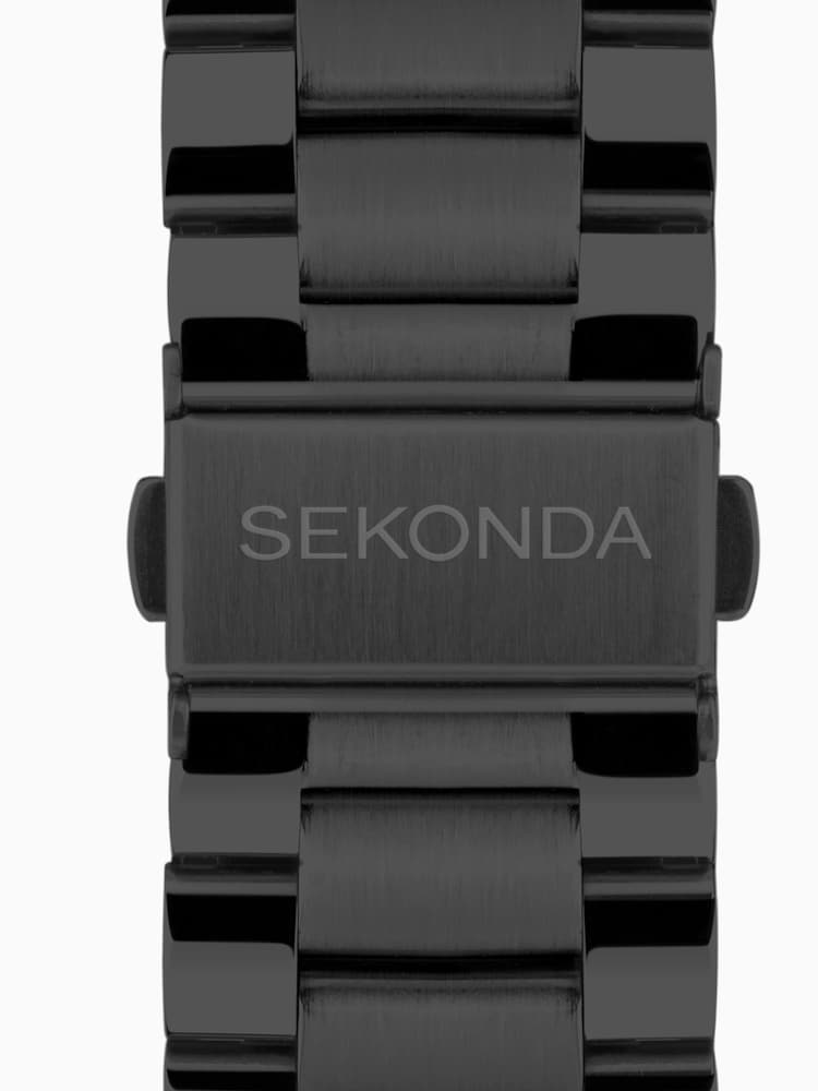 Sekonda Mens Active Plus 45mm Black Smartwatch With Case And Stainless Steel Bracelet With LCD Dial - Image 6 of 6