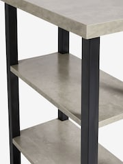 Grey Concrete Effect Curtis 2 Seater Bar Table - Image 5 of 5
