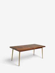 Dark Mango Wood Lloyd 6 to 10 Seater Extendable Dining Table - Image 7 of 8