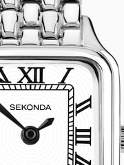 Sekonda Womens Monica 30mm Analogue Silver Tone Watch With Case And Alloy Bracelet With White Dial - Image 3 of 6