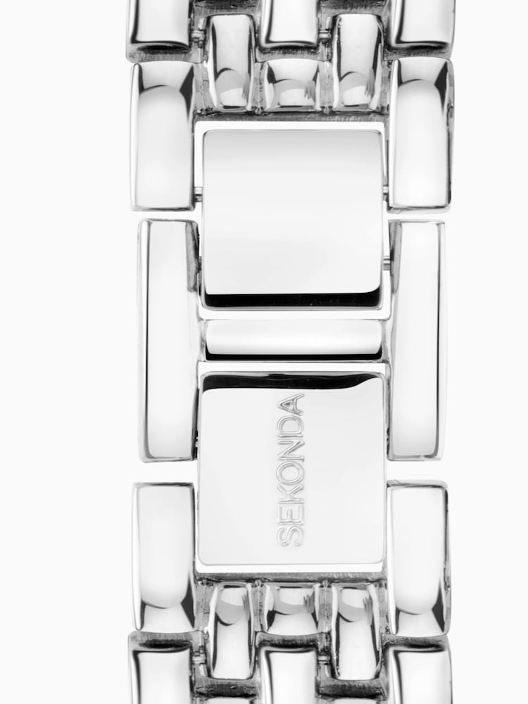 Sekonda Womens Monica 30mm Analogue Silver Tone Watch With Case And Alloy Bracelet With White Dial - Image 6 of 6