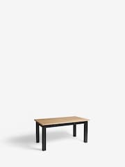 Black Malvern Oak Effect Dining Table - Image 6 of 10