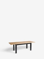 Black Malvern Oak Effect Dining Table - Image 7 of 10