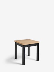 Black Malvern Malvern Oak Effect 4 to 6 Seater Extending Dining Table - Image 6 of 7