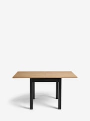 Black Malvern Malvern Oak Effect 4 to 6 Seater Extending Dining Table - Image 7 of 7