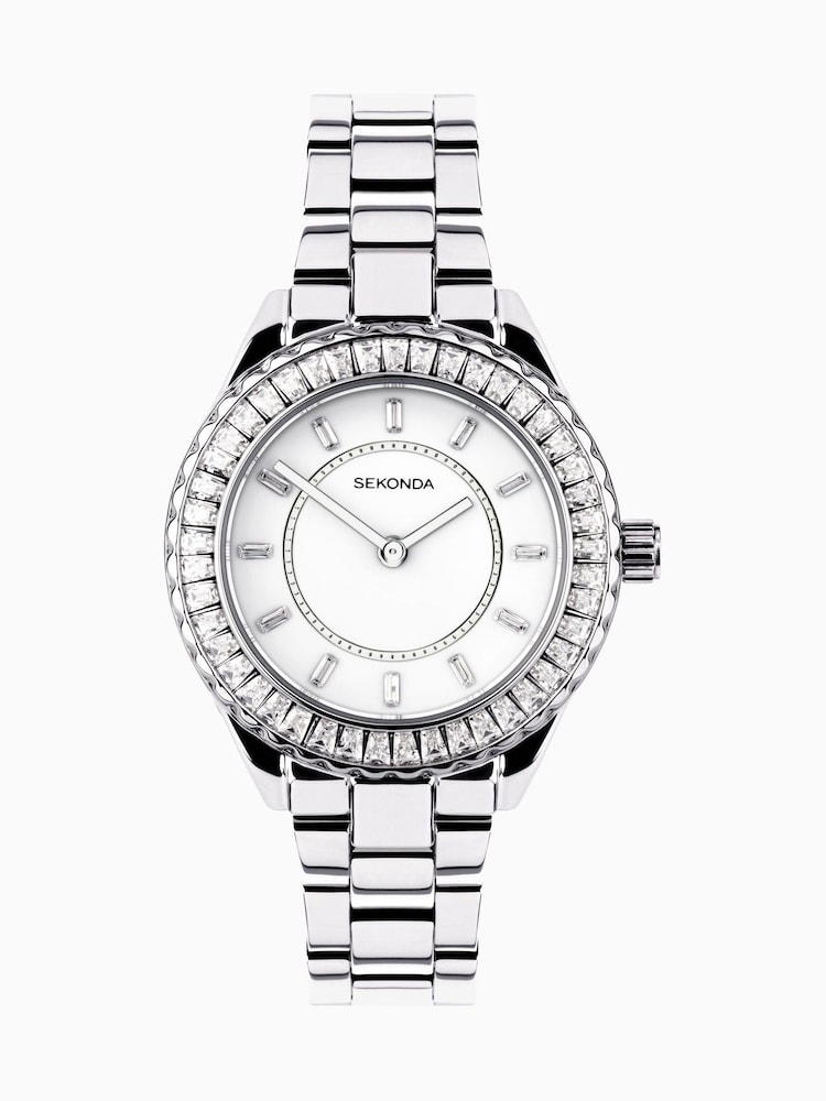 Sekonda Ladies Classic 34mm Margot Watch with Stainless Steel Bracelet Dial - Image 2 of 6