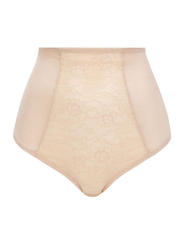 Simply Be Black/White/Almond Magisculpt High Waisted Briefs Firm Control 3 Pack - Image 6 of 6