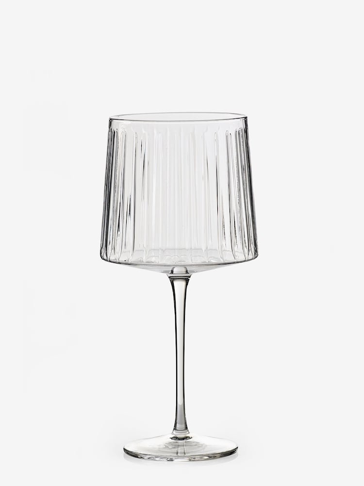 Set of 2 Clear Collins Gin Glasses - Image 4 of 4